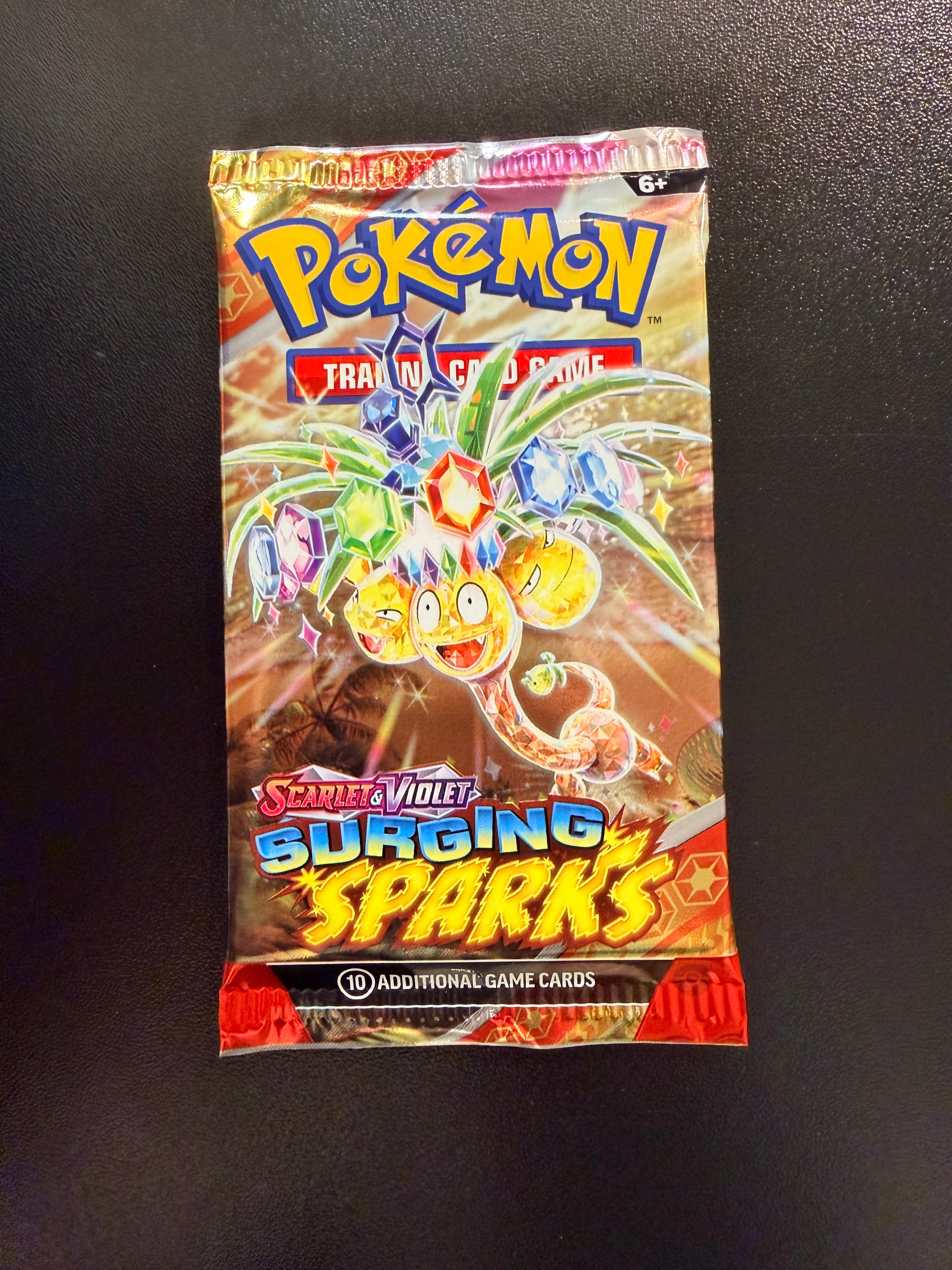 pokemon tcg surging sparks booster box Pokémon TCG: Scarlet & Violet – Pack – Double Steve Cards & Collectibles Style:Neospace 2025 Pokemon Blk En-black VioletSurging Sparks expansion! spanish edition pokemon