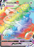 2020 Pokemon Sword & Shield Base Set #206/202 Snorlax VMAX (Secret) NM front