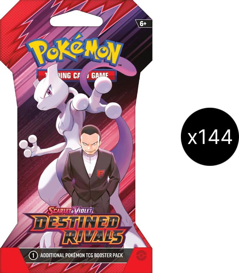 Pokémon TCG Destined Rivals Sleeved Booster Case
