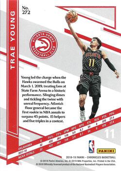 2018-19 Panini Chronicles #272 Trae Young PSA 10