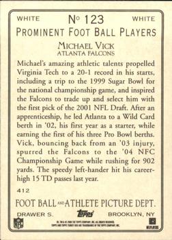 2006 Topps Turkey Red #123 Michael Vick White