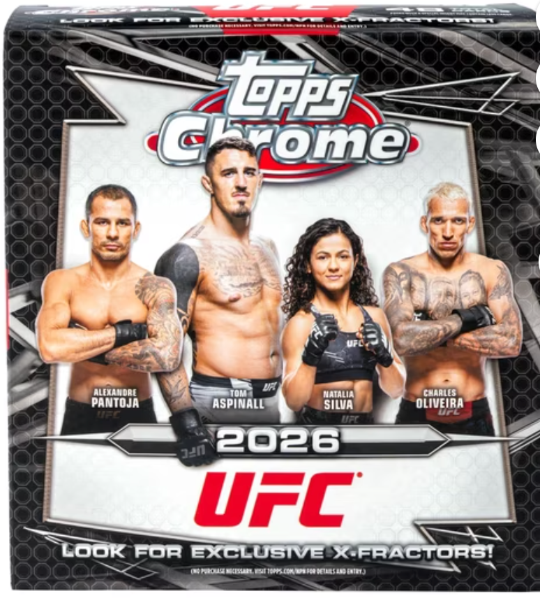 2026 Topps Chrome UFC - Factory Sealed - Mega Box