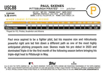 2024 Topps Chrome Update #USC88 Paul Skenes