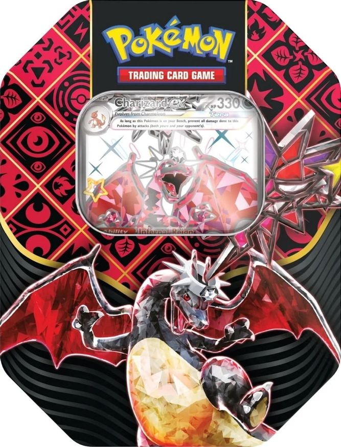 Pokémon TCG Paldean Fates International Tin — Charizard ex