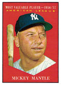 1961 Topps #475 Mickey Mantle PSA 8