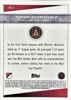 2022 Topps Chrome MLS #BCS-1 Josef Martínez Big City Strikers