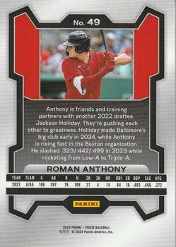 2024 Panini Prizm #49 Roman Anthony
