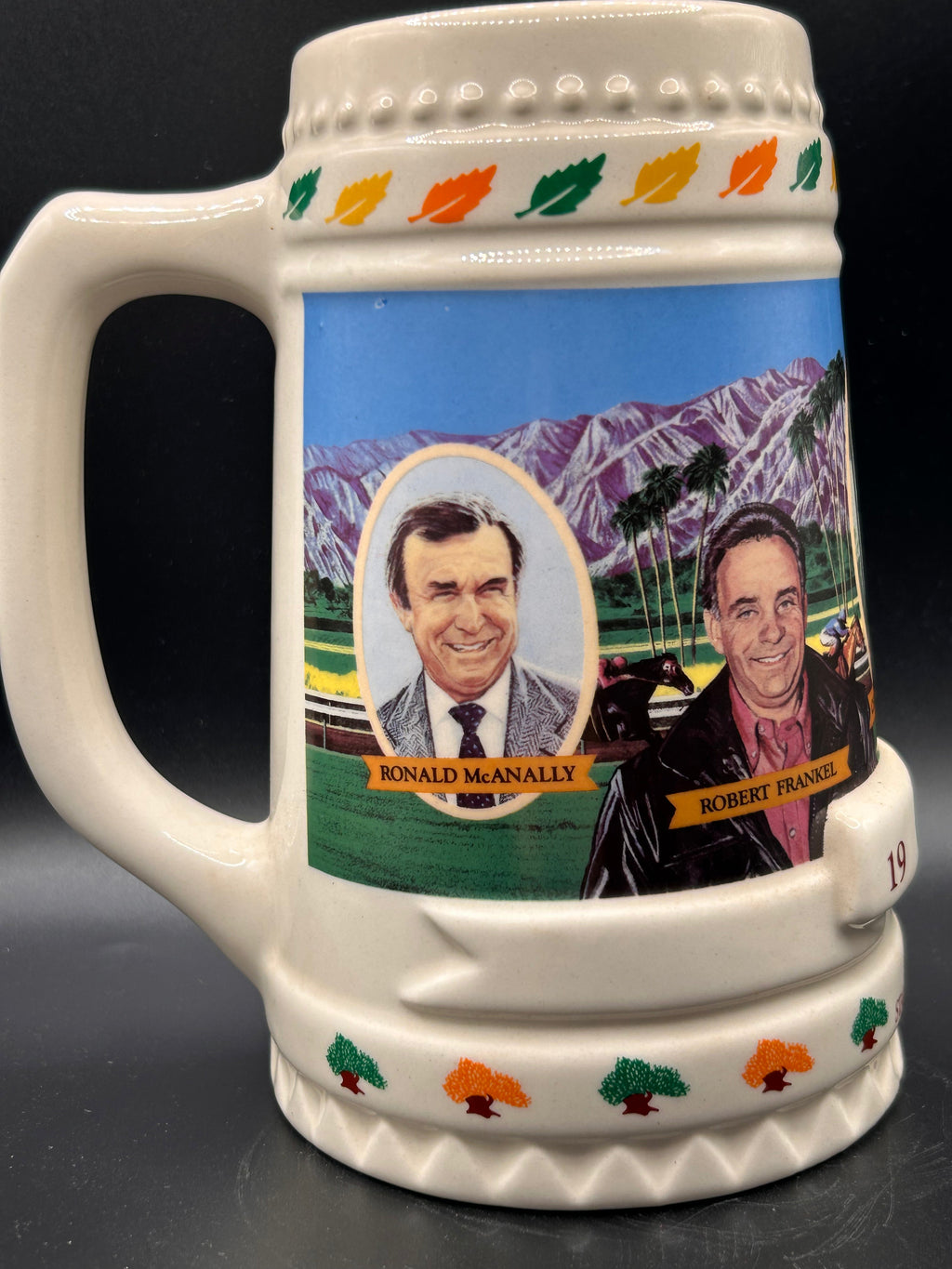1991 Oak Tree Racing All-TIme Leading Stakes-Winning Trainers Commemorative Stein