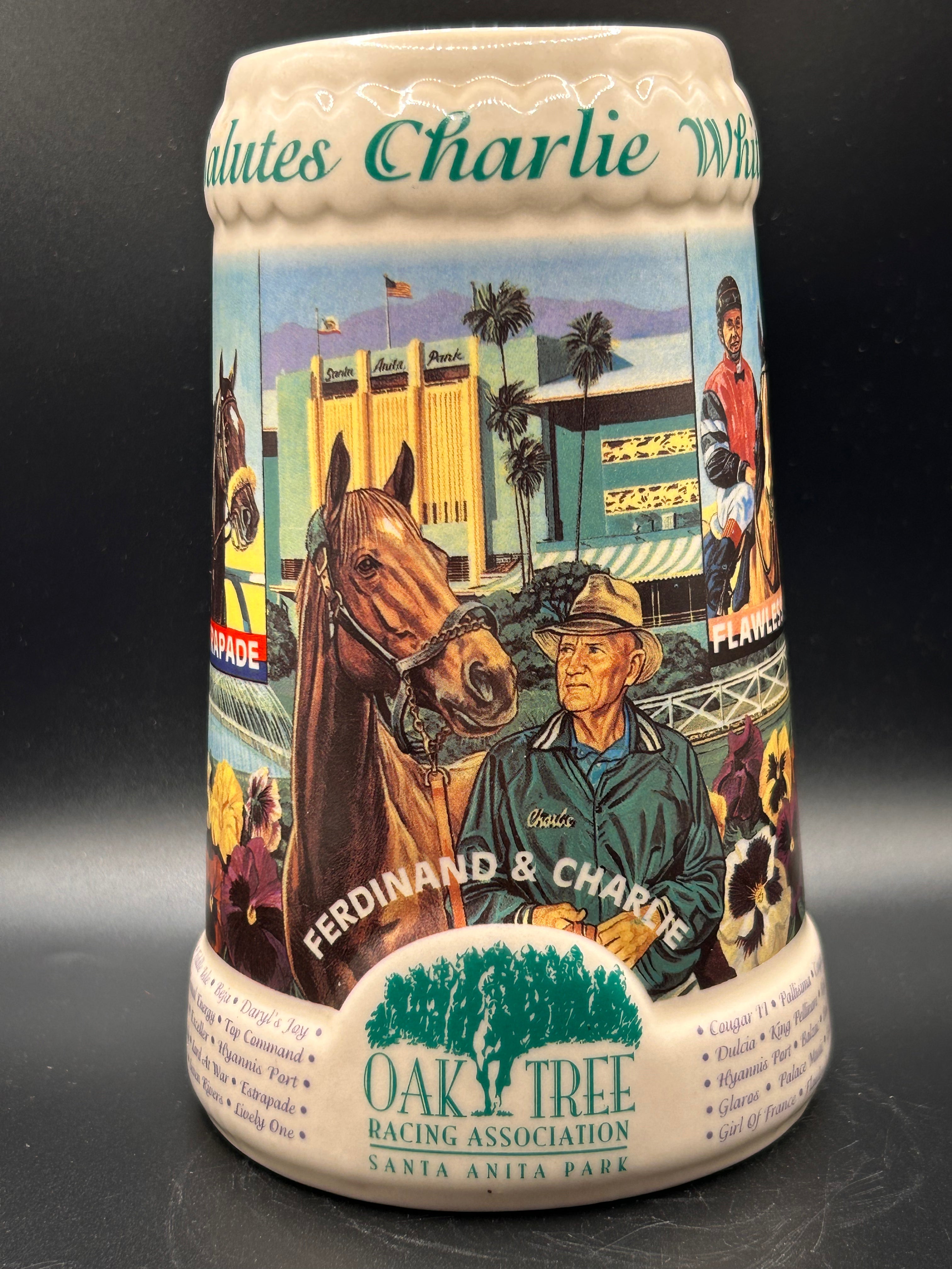 1995 Ferdinand and Charlie Oak Tree Racing Commemorative Stein