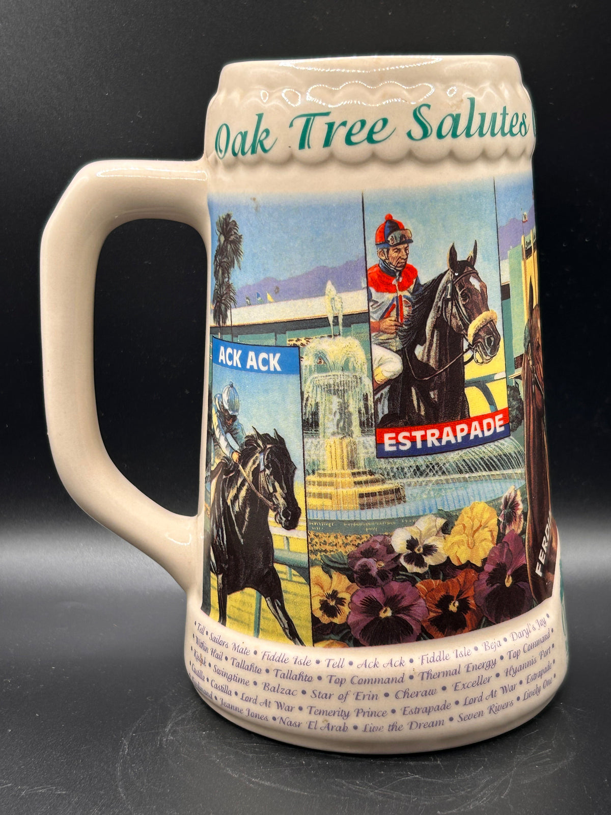 1995 Ferdinand and Charlie Oak Tree Racing Commemorative Stein