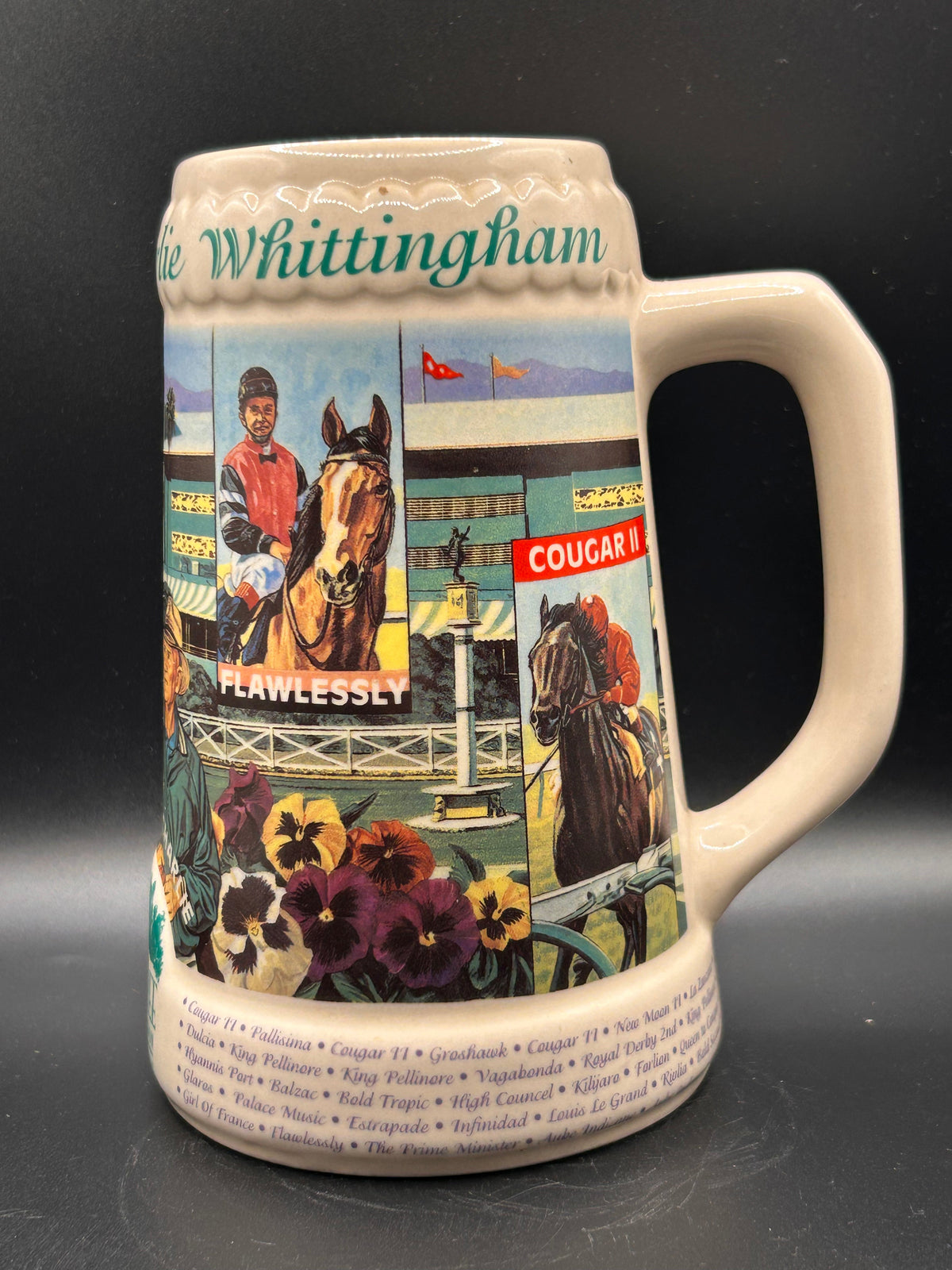 1995 Ferdinand and Charlie Oak Tree Racing Commemorative Stein