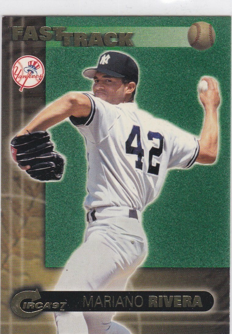 1997 Mariano Rivera Fleer/Skybox Fast Track /10 Gem Mt 10