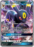 2017 Pokemon Sun & Moon Base Set #80 Umbreon GX UR NM front