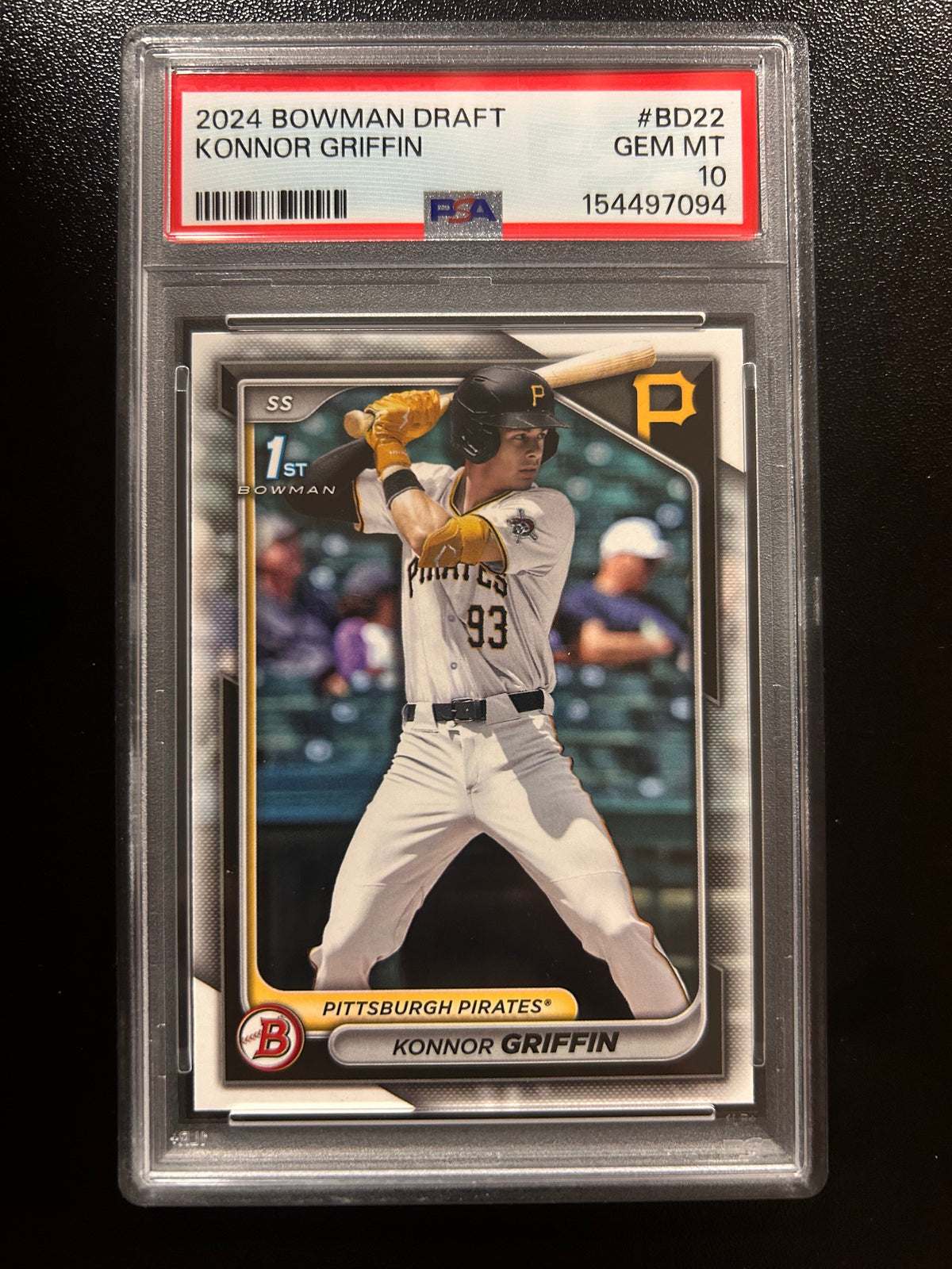 2024 Bowman Draft #BD22 Konnor Griffin PSA 10