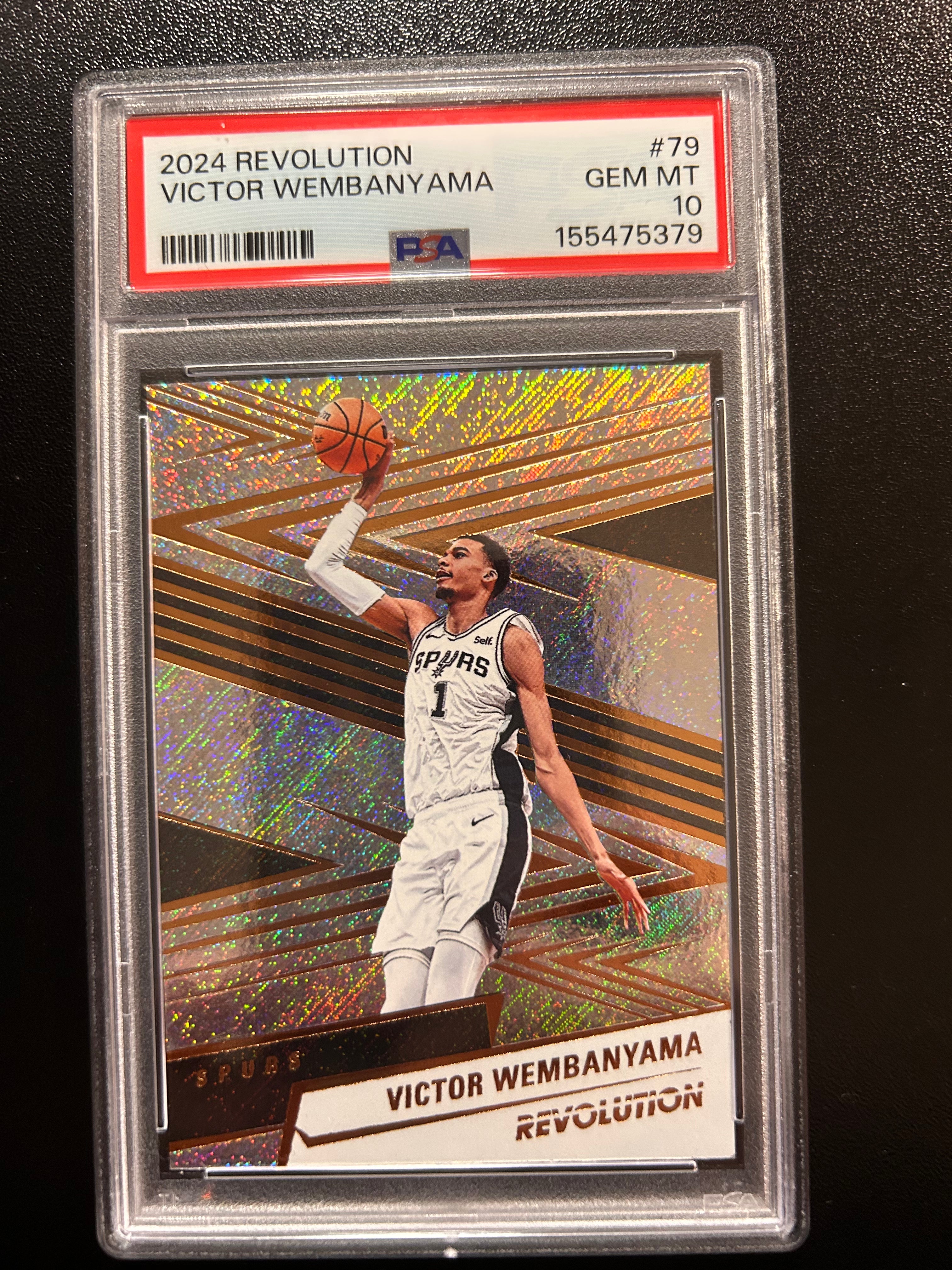 2024 Panini Revolution #79 Victor Wembanyama PSA 10