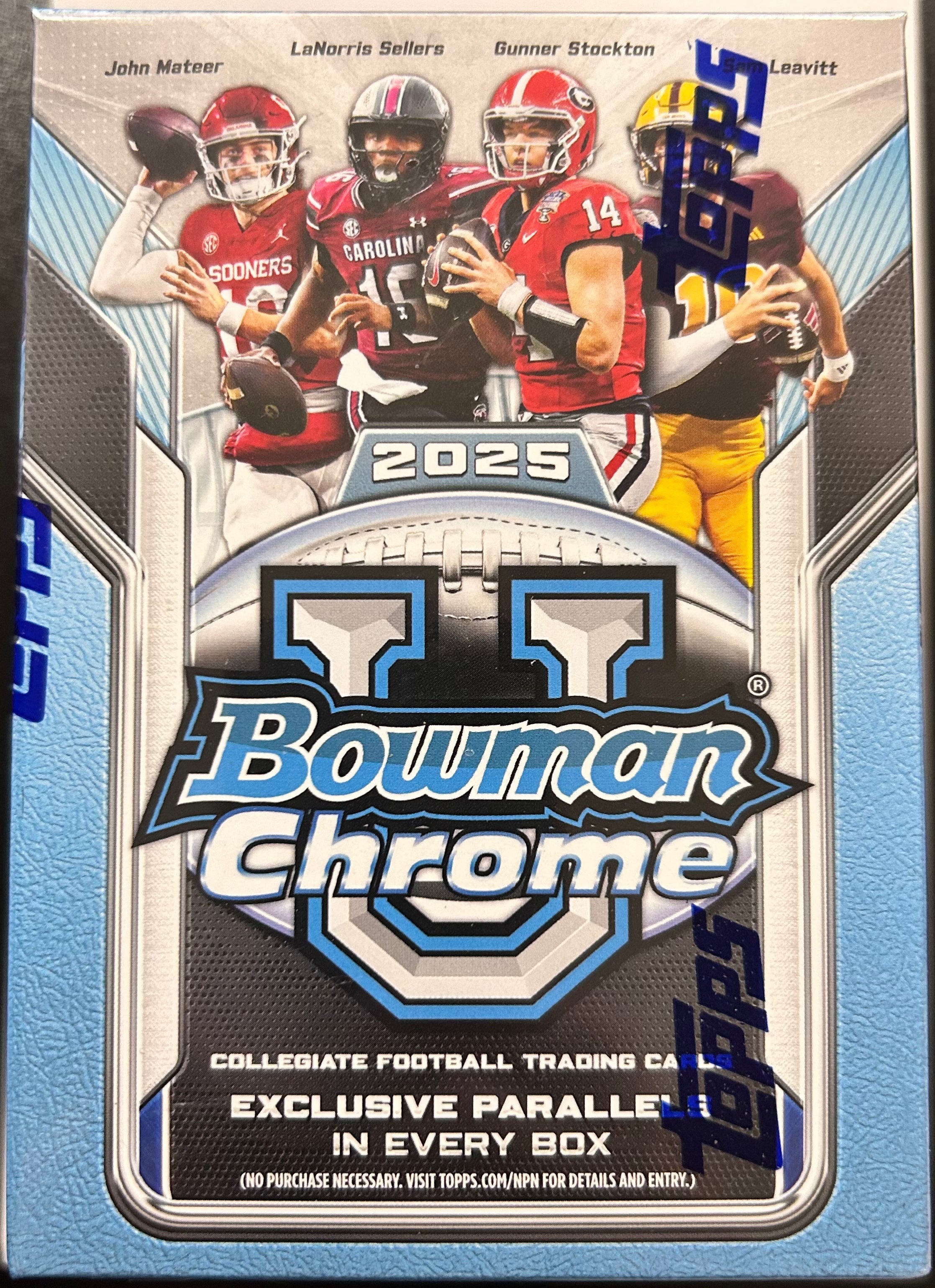 2025 Bowman Chrome U Collegiate Football Box