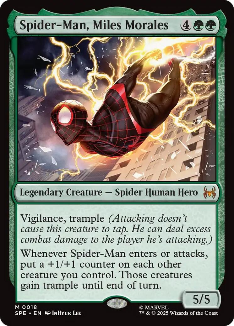 2025 Magic the Gathering Spider-Man, Mile Morales-Holo