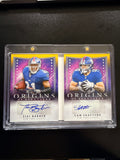 2025 Panini Origins of Greatness Tiki Barber & Cam Skattebo Duo