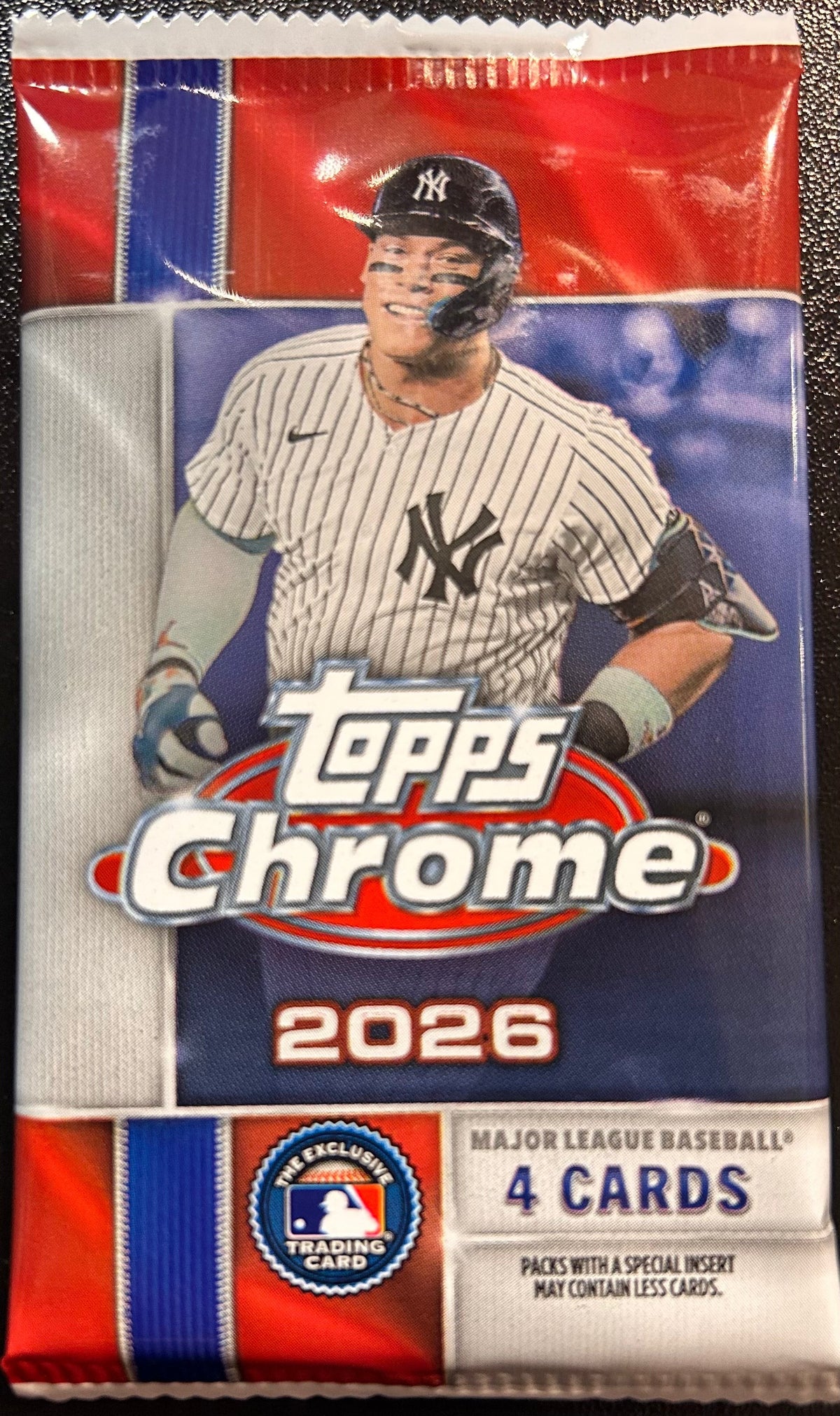 2026 Topps Chrome Booster 4-card pack
