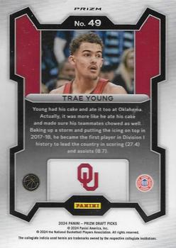 2024 Panini Prizm Draft Picks #49 Trae Young Prizms Red Ice