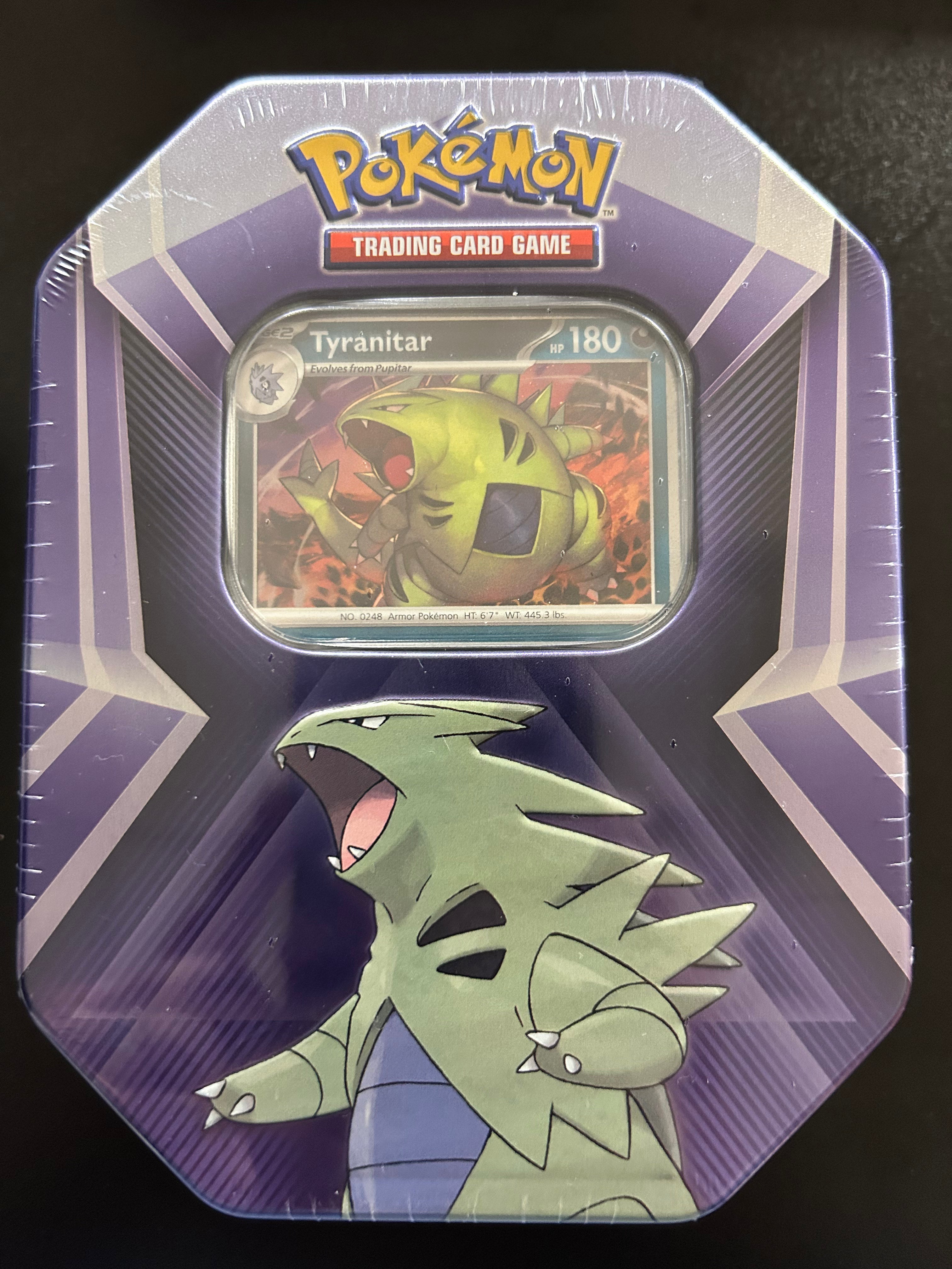 Pokemon Tyranitar Triple Whammy Tin