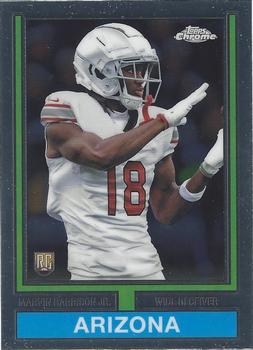 2024 Topps Chrome #74TF-5 Marvin Harrison Jr. 1974 Topps Football BGS 9.0