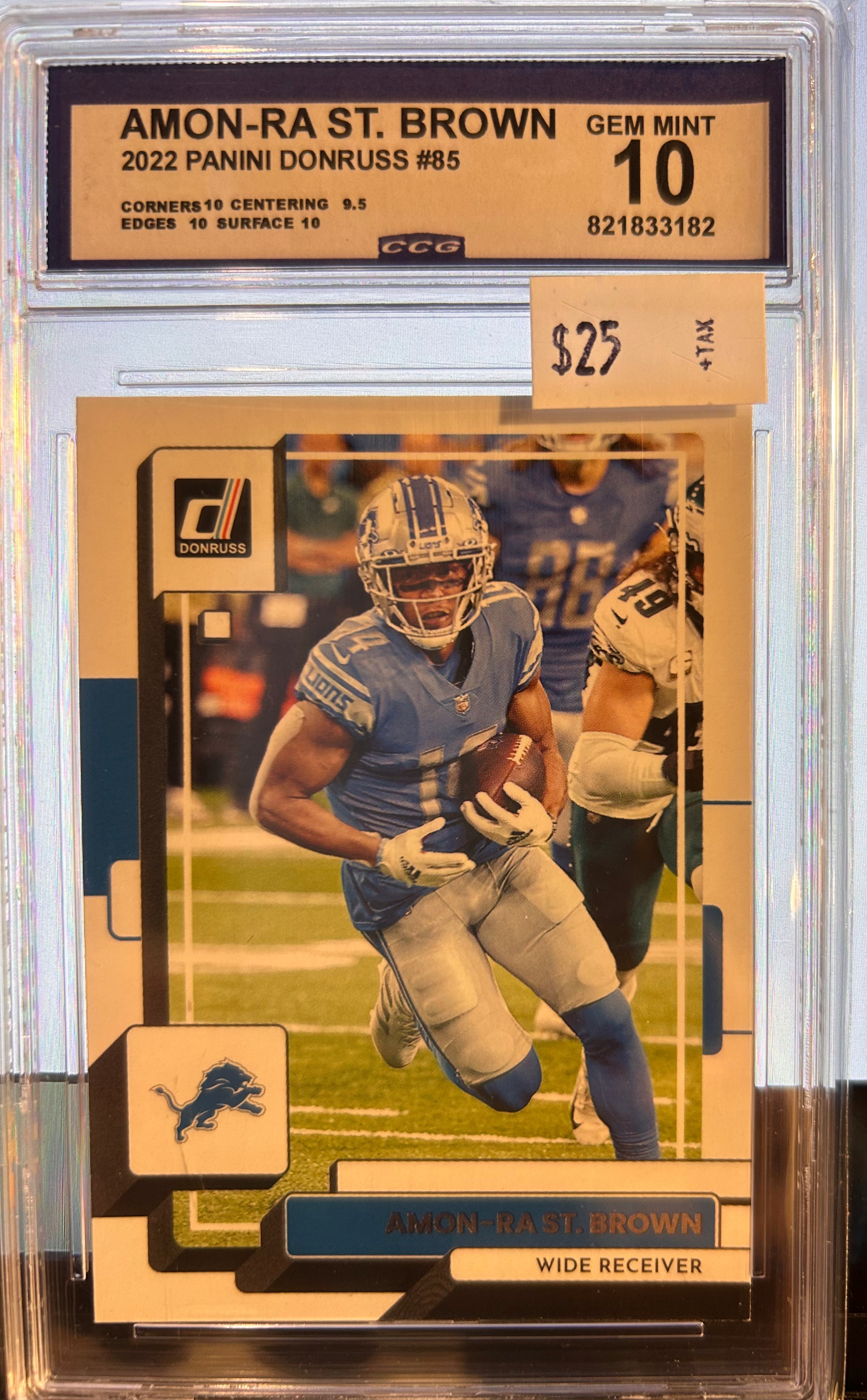 Amon-Ra St. Brown 2022 Panini Donruss #85