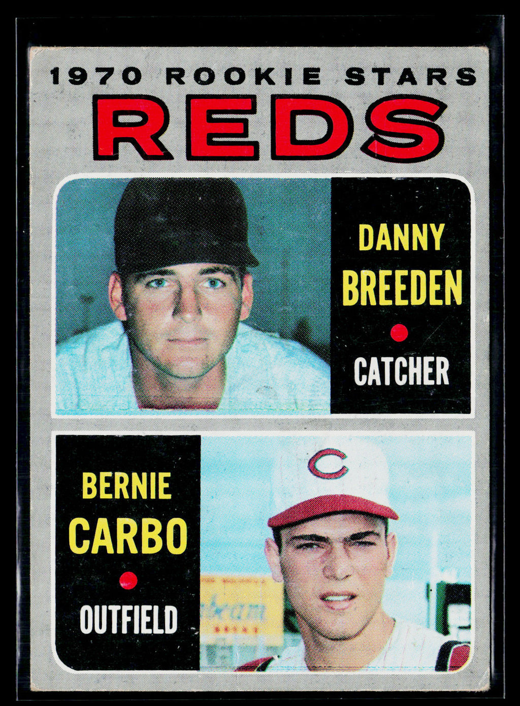1970 Topps #36 Reds 1970 Rookie Stars (Danny Breeden / Bernie Carbo)