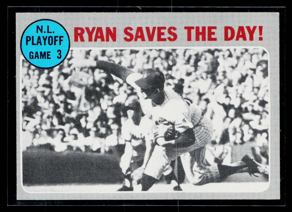 1970 Topps #197 N.L Playoff Game 3 - Ryan Saves the Day!