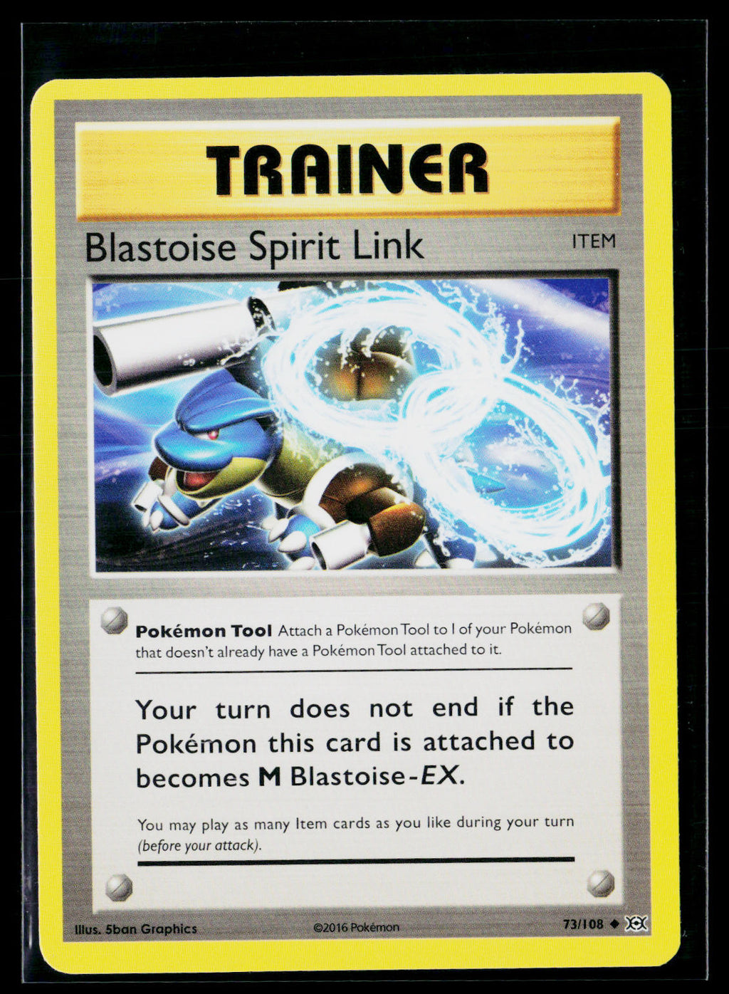 XY - Evolutions #73/108 Blastoise Spirit Link