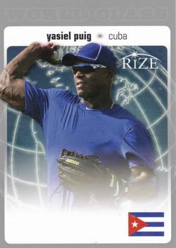 2012 Leaf Rize Draft #WC-16 Yasiel Puig World Class PSA 10