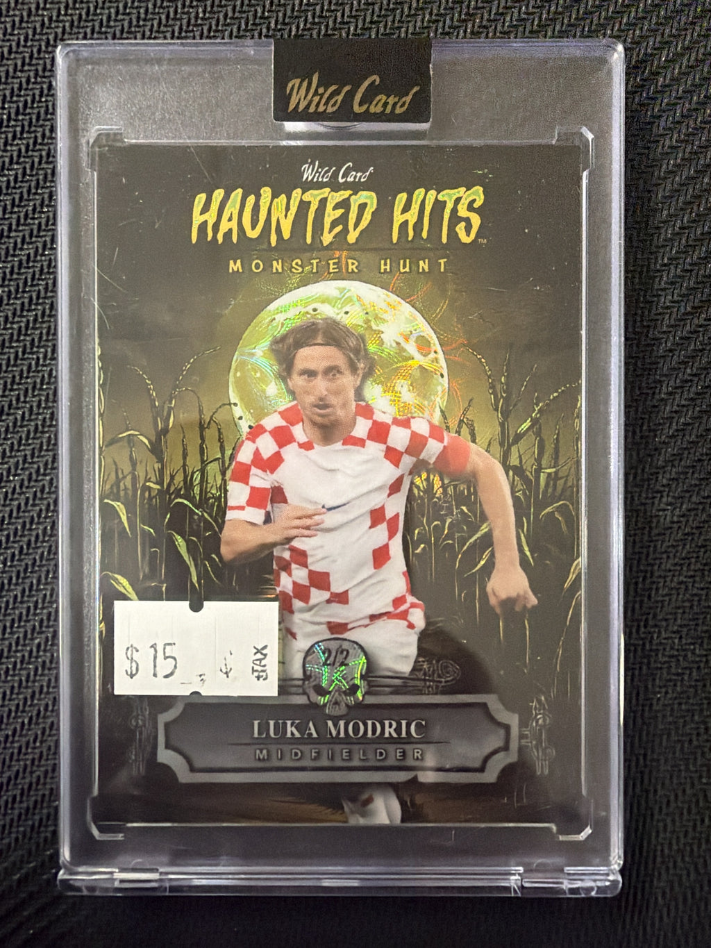 2025 Haunted Hits 2/2 Monster Hunt Luka Modric Yellow front