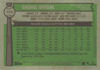 2025 Topps Heritage #148 Shohei Ohtani Chrome Refractor PSA 8
