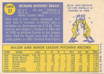 1970 Topps #37 Dick Drago