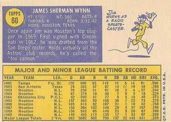 1970 Topps #60 Jim Wynn