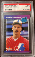 [42537] Randy Johnson 1989 Donruss #42 Rated Rookie PSA 9