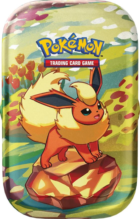 Pokémon TCG Prismatic Evolutions Mini Tin — Flareon