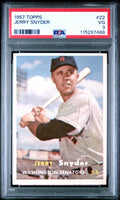 1957 Topps #22 Jerry Snyder PSA 3