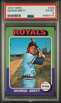 1975 Topps #228 George Brett PSA 6
