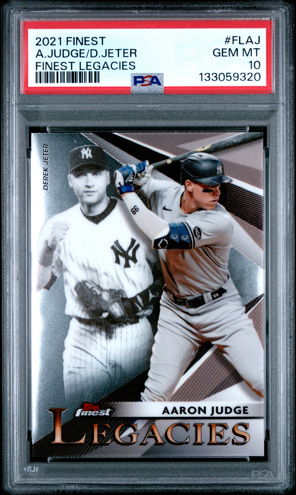 2021 Topps Finest Finest Legacies #FLAJ A.Judge/D.Jeter Finest Legacies PSA 10