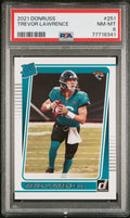 2021 Panini Donruss #251 Trevor Lawrence PSA 8