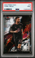 2024 Topps Finest Mls #10 Lionel Messi PSA 9