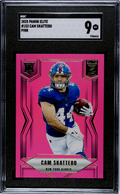 2025 Panini Elite #153 Cam Skattebo Pink SGC 9