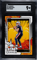 2024 Donruss #28 Drake Maye Bomb Squad! SGC 9