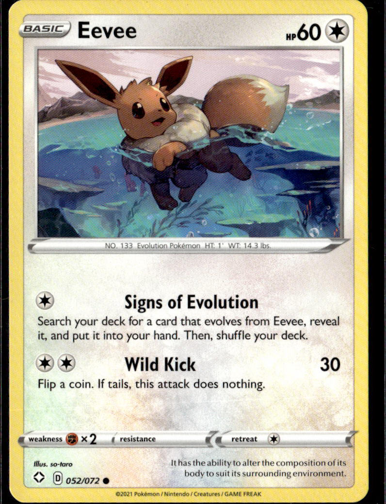 Shining Fates #052/072 Eevee