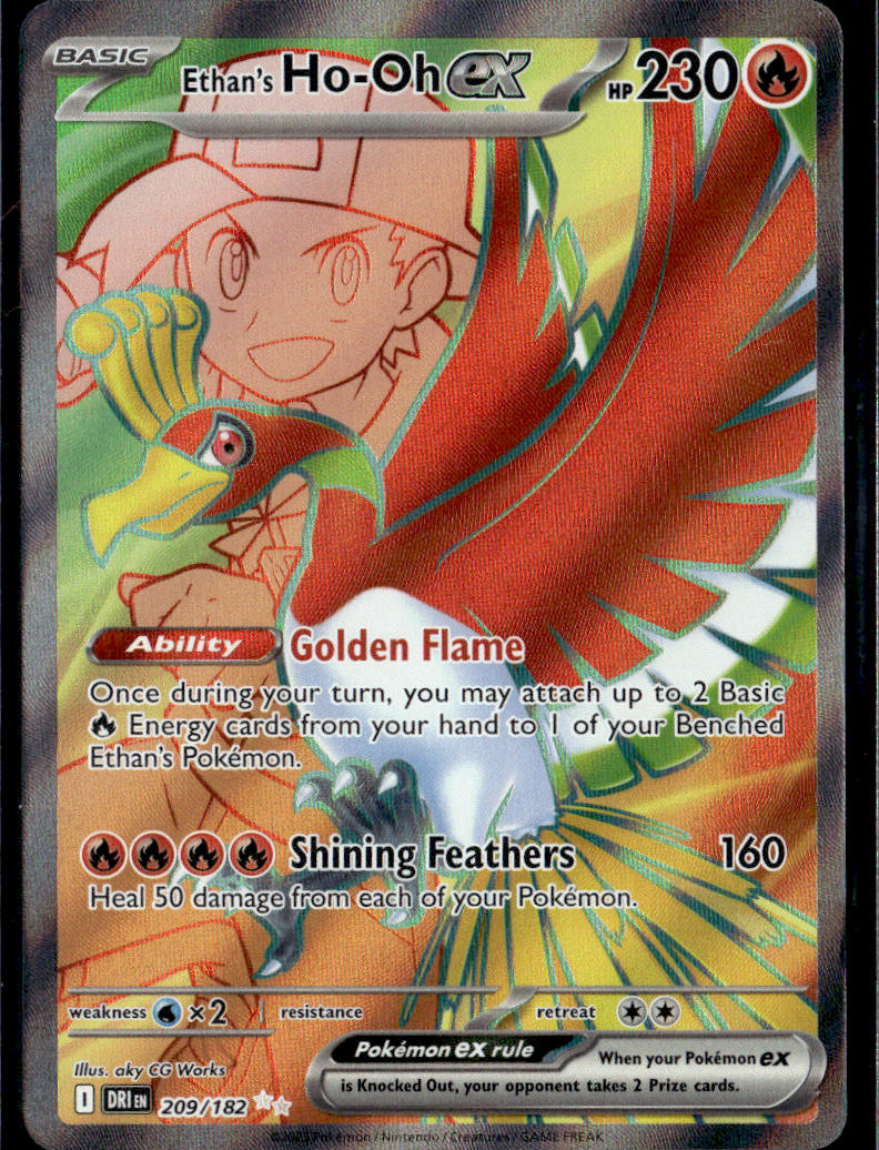 SV10: Destined Rivals #209/182 Ethan's Ho-Oh ex
