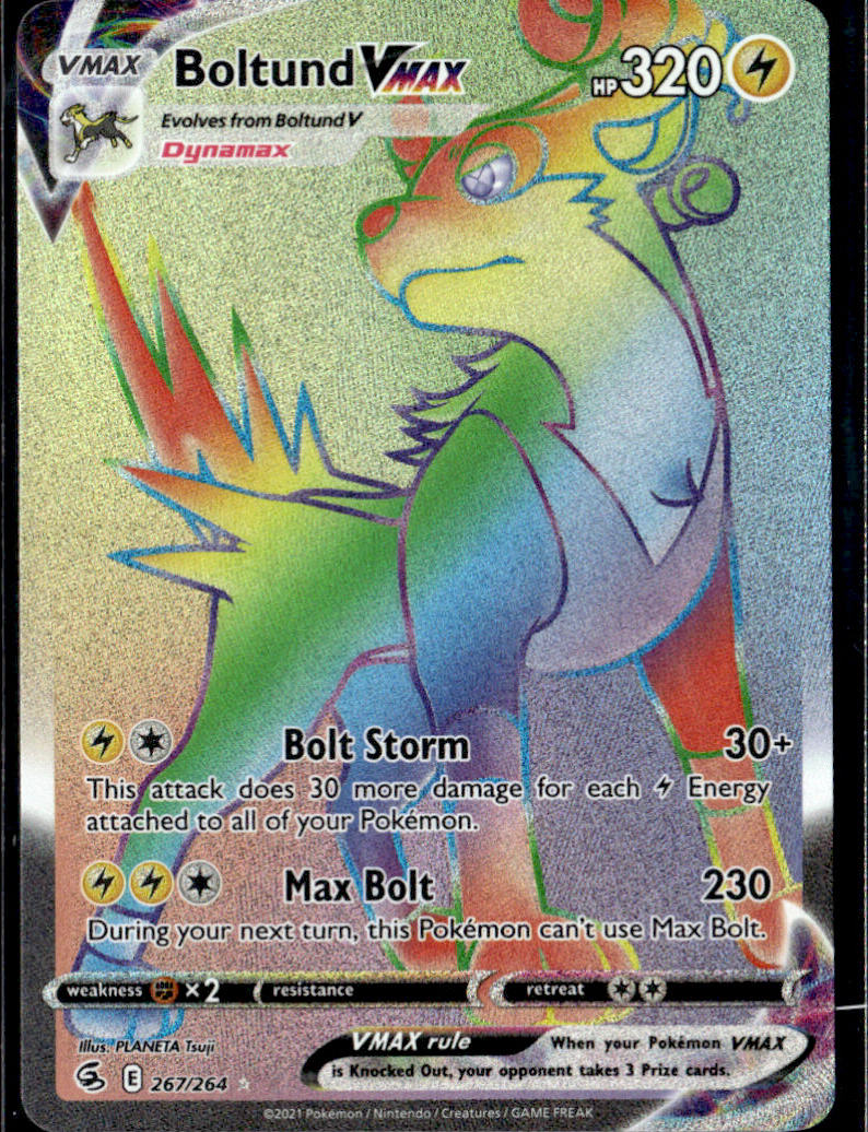 SWSH08: Fusion Strike #267/264 Boltund VMAX (Secret)