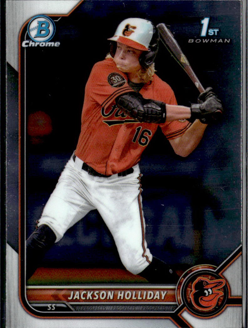 2022 Bowman Draft Sapphire Edition #BDC-168 Jackson Holliday