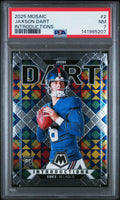 2025 Panini Mosaic Introductions #2 Jaxson Dart PSA 7