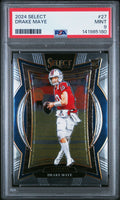 2024 Panini Select #27 Drake Maye PSA 9